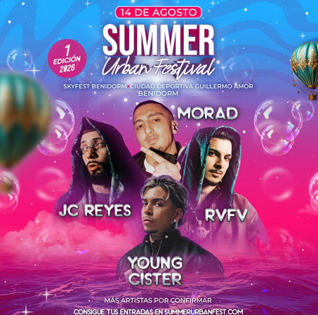 SummerUrban Festival el 14 d’agost a Benidorm