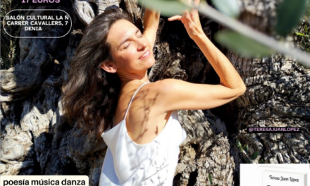 El Salón cultural la ñ de Dénia acoge la performance poética Teresa Juan López
