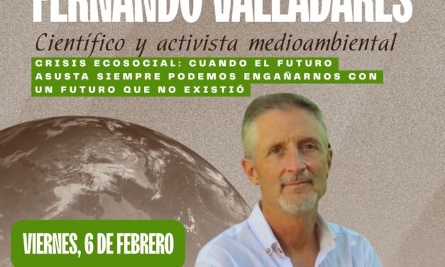 Fernando Valladares protagonizará el cierre de las Jornadas Medioambientales de Elda con una conferencia sobre cambio climático y sociedad