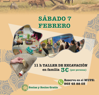 Vuelven los talleres de los sábados al MUPE