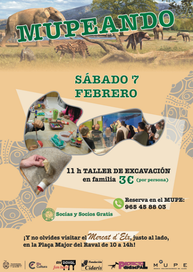 Vuelven los talleres de los sábados al MUPE