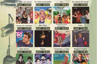 Más de 17.000 espectadores disfrutaron de las 58 actividades programadas por Cultura en Petrer en el Teatro Cervantes durante 2025