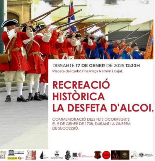 Alcoi recorda la Desfeta de 1708