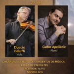 El Dúo Beluffi-Apellániz ofrecerá un concierto este viernes en l’Alfàs del Pi