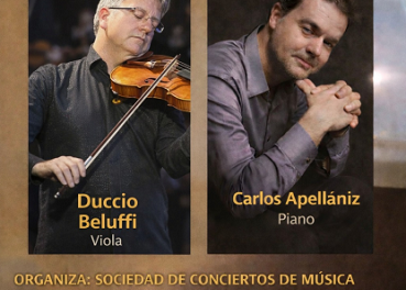 El Dúo Beluffi-Apellániz ofrecerá un concierto este viernes en l’Alfàs del Pi