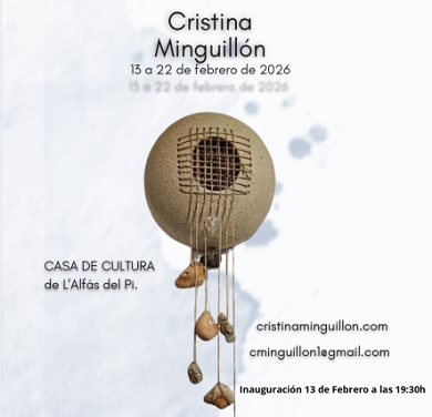 Cristina Minguillón inauguró este viernes en l’Alfàs la exposición ‘KERAMIKÉ’