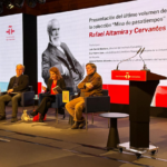 Eva Valero e Ignacio Ramos Rafael Altamira desgranan en un libro cómo Rafael Altamira legó una ingente colección de textos cervantinos a modo de homenaje al autor de “El Quijote”