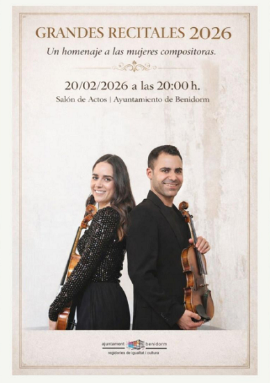 El ciclo de Grandes Recitales rinde homenaje este viernes a las mujeres compositoras en Benidorm