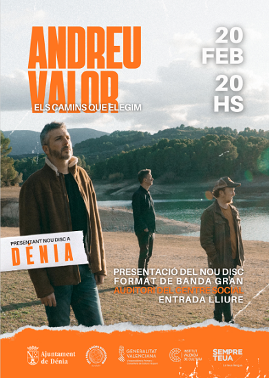 Normalització Lingüística organiza un concierto de Andreu Valor para celebrar el Día Mundial de la Lengua Materna