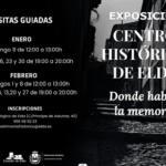 El Ayuntamiento de Elda programa nuevas visitas guiadas para recorrer la exposición sobre el Casco Antiguo de la ciudad durante los próximos meses   
