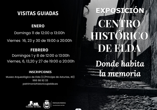 El Ayuntamiento de Elda programa nuevas visitas guiadas para recorrer la exposición sobre el Casco Antiguo de la ciudad durante los próximos meses   
