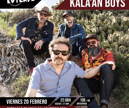 Kala’an Boys y Guaraná este fin de semana en Sala Euterpe