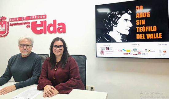 Elda conmemorará el próximo 22 de febrero el 50 aniversario de la muerte de Teófilo del Valle con una marcha cívica y un acto de homenaje en la plaza que lleva su nombre