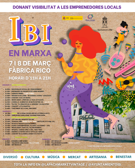 L’Ajuntament d’Ibi impulsa un programa especialamb motiu de la celebració del 8 de Març