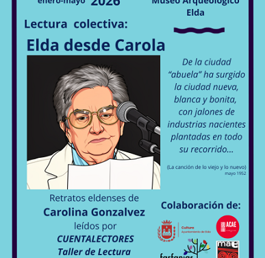 KulturElda 2026 recupera la mirada literaria de Carola Gonzálvez sobre la Elda del desarrollismo
