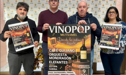 Mutxamel presenta Vinopop, una experiencia que une música, vino y gastronomía y amplía su oferta cultural de calidad