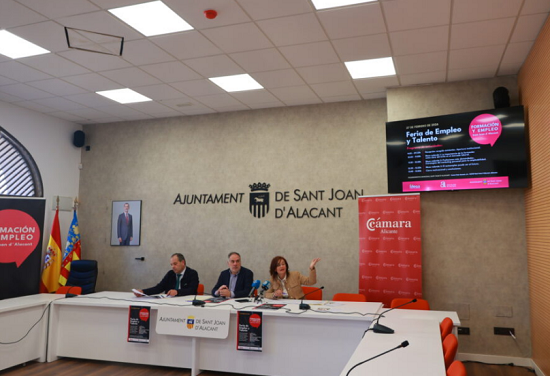 Sant Joan acogerá el 27 de febrero organiza la II Feria de Empleo y Talento dirigida tanto a jóvenes como a personas desempleadas de mayor edad y a emprendedores