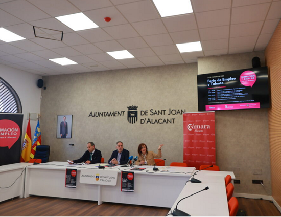 Sant Joan acogerá el 27 de febrero organiza la II Feria de Empleo y Talento dirigida tanto a jóvenes como a personas desempleadas de mayor edad y a emprendedores