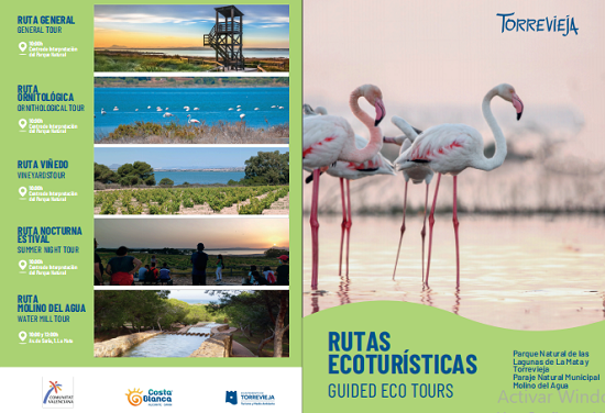 Presentado el programa de Rutas Ecoturísticas guiadas 2026 en el Parque Natural de las Lagunas de la Mata y Torrevieja y en el Paraje Natural Molino del Agua