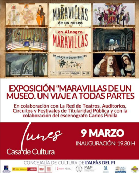 L’Alfàs inaugura el lunes una exposición itinerante que recorre 2.000 años de historia del teatro