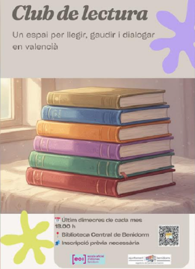 Patrimoni Històric de Benidorm impulsa un nou club de lectura en valencià per a persones adultes