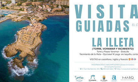 Turisme de El Campello organitza visites guiades especials a la Torre de La Illeta i el jaciment arqueològic per a Setmana Santa