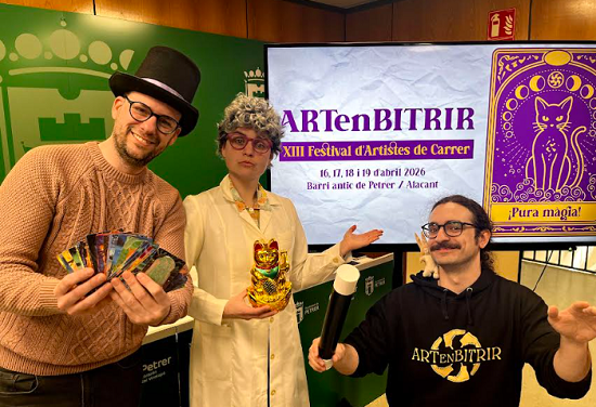 ARTenBITRIR vuelve a las calles de Petrer del 16 al 19 de abril con una edición dedicada a la magia y el esoterismo