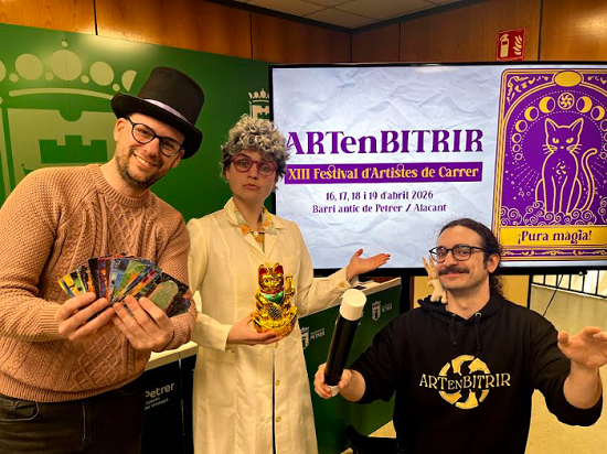 ARTenBITRIR vuelve a las calles de Petrer del 16 al 19 de abril con una edición dedicada a la magia y el esoterismo