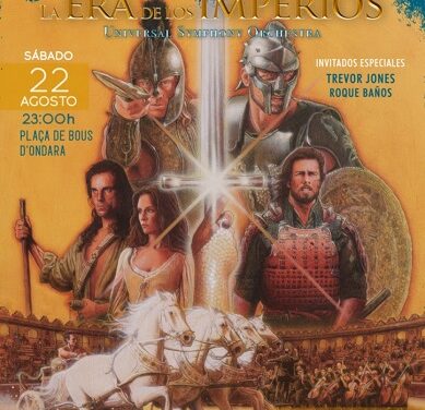 SONAFILM, Festival Internacional de Música de Cine Marina Alta, dedicará su octava edición al cine épico e histórico con los compositores Trevor Jones y Roque Baños como grandes invitados 