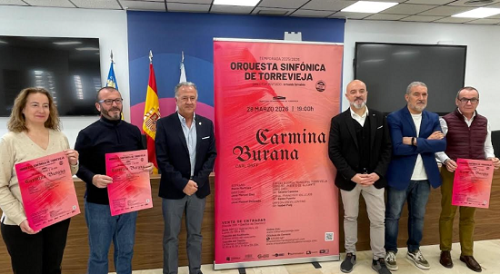 El Auditorio Internacional de Torrevieja acoge el próximo 28 de marzo la monumental cantata “Carmina burana” de Carl Orff