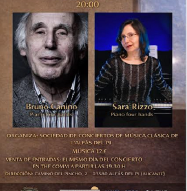 Fin de semana de música clásica en l’Alfàs del Pi con artistas de renombre internacional