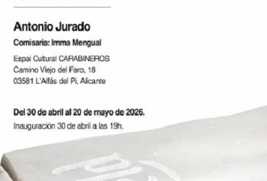 Aquest dijous es va inaugurar a l’Alfàs l’exposició ‘El pes de la meua butxaca’ de l’escultor sevillà Antonio Jurado