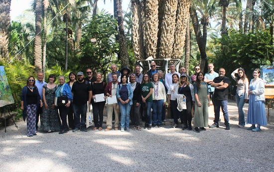 María Teresa Durá y Antonio Gomis ganan el Certamen de Pintura Rápida del Huerto del Cura