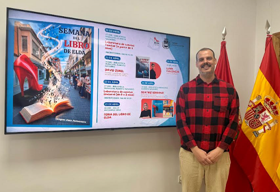 Elda celebra la Semana del Libro con destacadas presentaciones literarias y una programación cultural abierta a la ciudadanía