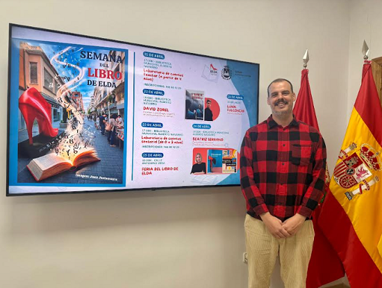 Elda celebra la Semana del Libro con destacadas presentaciones literarias y una programación cultural abierta a la ciudadanía