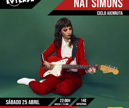 Nat Simons e Ídolos del parque este fin de semana en Sala Euterpe