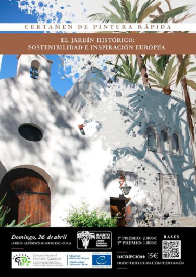 El Huerto del Cura convoca un certamen de pintura rápida para fomentar la sostenibilidad de los jardines históricos