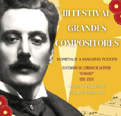 El III Festival Grandes Compositores conmemora el centenario de Turandot con tres representaciones en Orihuela, Torrevieja y Elche