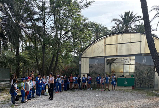 Medio Ambiente de Orihuela continúa con el programa ‘Crece con tu Palmeral’ para acercar a los escolares al valor ambiental y patrimonial del BIC