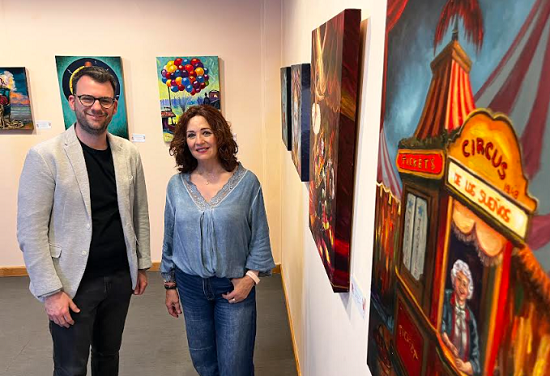 “Circus”, la exposición colectiva de pintura del Grupo Vivir con Arte, en Petrer