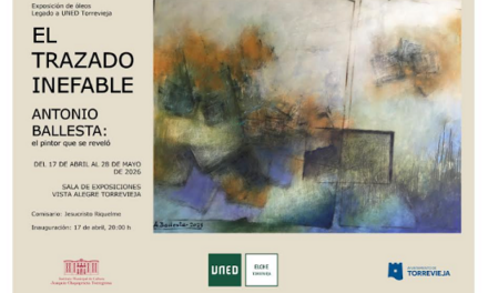 Exposición de la colección UNED del pintor Antonio Ballesta en la sala Vista Alegre de Torrevieja
