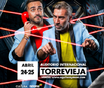 El humor de Aguilera y Mení, la danza de “Fantasía Española” y la comedia “Locuras paralelas” protagonizan la agenda cultural del fin de semana en Torrevieja