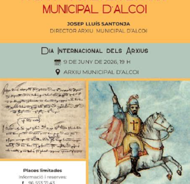 El Archivo Municipal de Alcoy celebra el Día Internacional de los Archivos con una conferencia sobre la devoción a San Jorge