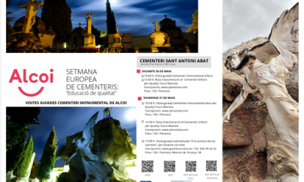 Alcoi participa en la Setmana Europea dels Cementeris Significatius amb un programa que destaca el patrimoni sota el lema «Educació de qualitat»