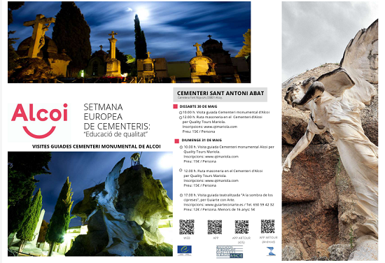 Alcoy participa en la Semana Europea de los Cementerios Significativos con un programa que destaca el patrimonio bajo el lema «Educación de calidad»