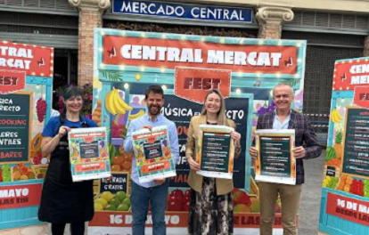 Alicante celebra el Central Mercat Fest el 16 de mayo para dinamizar el mercado con actividades, música y gastronomía