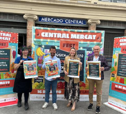 Alicante celebra el Central Mercat Fest el 16 de mayo para dinamizar el mercado con actividades, música y gastronomía