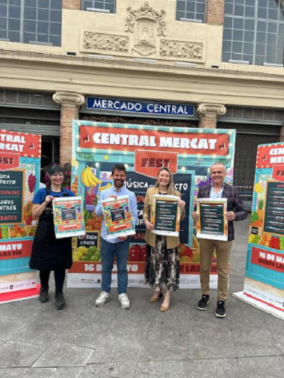 Alicante celebra el Central Mercat Fest el 16 de mayo para dinamizar el mercado con actividades, música y gastronomía