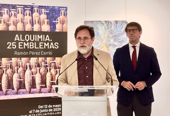 El artista Ramón Pérez Carrió presenta en el Palacio Provincial veinticinco obras de su serie ‘Alquimia’