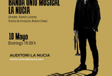 El trompetista Rubén Simeó i la Unió Musical la Nucia junts en “concert”